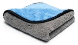 Two Color Plush Microfiber Towel for Car Detailing