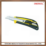 Factory Supply Professional Plastic Cutter Knife with Safe Lock System (TY1288)