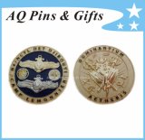Custom Metal Coin with Enamel Color