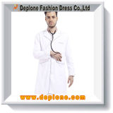 Hot Selling Hospital White Doctor Coat Uniform (DU504)