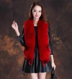 Real Whloe Fox Fur Vest / Natural Fur Waistcoat