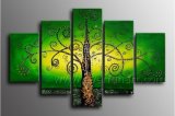 Green Tree Landscape Oil Painting