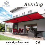 Outdoor Horizontal Polyester Motorized Retractable Awning