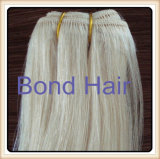 Blond Color Cambodian Virgin Hair Weft
