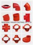 High Quality Ductile Iron 300psi Grooved Mechanical Cross (FM/UL)
