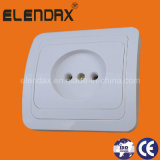 European Style Flush Mounted 2 Pin Wall Socket Outlet (F2009)