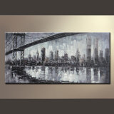 City Scenery Oil Painting (B-009)