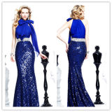Blue Sequin Evening Dresses (XYN-265)