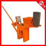 Qm1-40 Manual Clay Interlocking Brick Making Machine