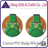 Custom a Green People 3D Badge PVC Material