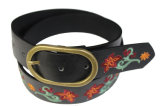 Fashion Women's Belt with Embroidery (ZB3025)