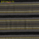 Modern Jacquard Woven Chenille Stripe Upholstery Fabric