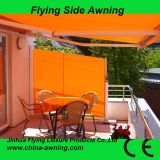 Home Garden Retractable Aluminum Canvas Fabric Side Awning