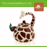 Cute Giraffe Enamel Whistling Kettle (BY-3703)