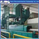 Seamless Cylinder Outside Wall Cleaning Machine / Shot Blasting Machine