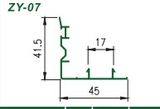 60mm Soundproof PVC Sliding Vertical Windows Profile