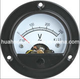 Round Voltage Meter