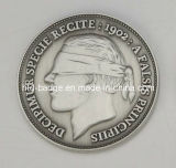Customized Souvenir Coin in Antique Silver Finish (CN045)