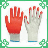 Red Smooth Coated Work Glove for Safe Working