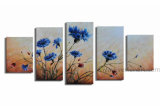 Wholesale Canvas Art Flower Oil Painting for Wall Decor (FL5-008)