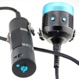 Hoozhu Lamps Max 12, 000 Lumens Waterproof 180m Dive LED Torch