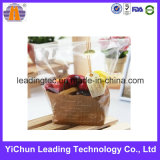Customized Clear Windowed Square Bottom Plastic Fruit Packaging Bag
