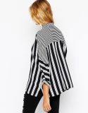 2015 Fashion Stripe Women Shirt (SW-L0268)