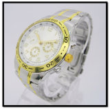 Chronograph Watches Men's Stainless Steel Watches Gold Men's Watches