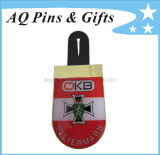 Cmyk Printing Lapel Pin Badge in Epoxy for Logo Emblem (badge-081)