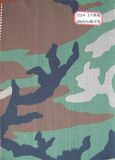 Burning Resistant Full Cotton Centre Europe or French Woodland Camouflage Fabrics