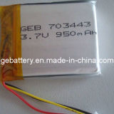 3.7V 950mAh Lithium Polymer Battery (GEB 703443)