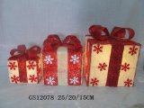 Sisal Gift Box for Christmas