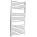 White Oval Straight Towel Radiator Bathroom Radiator