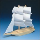 Unfinished Wood Tall Ship Kit