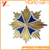 Zinc Alloy Gold Medal Badge with High Quality (YB-LY-C-34)