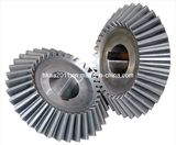 Steel Alloy CNC Involute Straight Bevel Gear, Transmission Pinion Bevel Gear