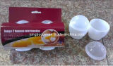 2PCS Plastic Egg Steamer for Microwave Oven (CY11326)