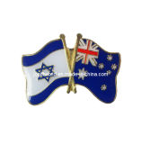 Custom Australia-Israel Enamel Lapel Pin