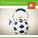 Round Football Kettle Enamel Whistle Kettles Enamel Kitchenware