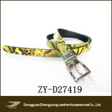 Skinny Imitation Snake Leather Belt (ZY-27419)