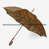 23'' Promotional Auto Open Wooden Straight Umbrella