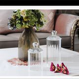 Crystal Glass Storage Jar Craft for Home Decoration