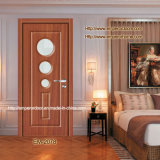 MDF Interior Door with Glass for Hotel, Kitchen