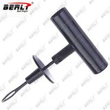 Bellright Zinc-Alloy T-Handle with Front Open Eye Needle -Black