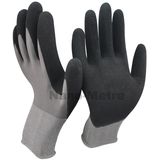 Nmsafety Polyester Shell Foam Latex Super Soft Work Glove