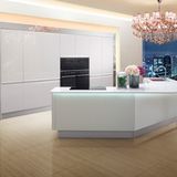 Ireland Summit White Wooden Lacquer Kitchen Cabinets (OP11-X124)