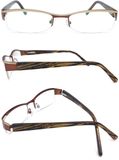 Classic Metal and Acetate Optical Frame Eyeglass and Eyewear for Men (W024)