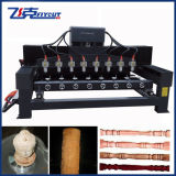 2014 Hot Sale CNC Flat-Rotary Multi-Heads Carving Machinery