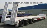 3 Axles 80t Cargo Truck Lowbed Semi Trailer