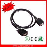 Black Hdb VGA Cable 3+4 for Monitor Computer HDTV